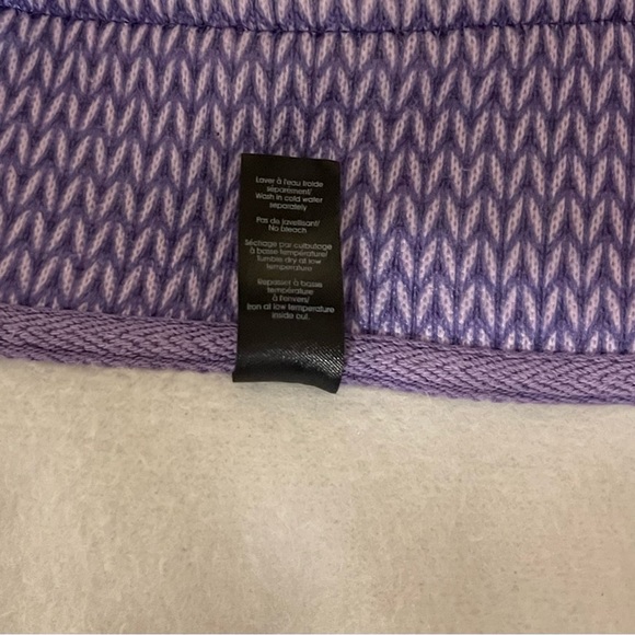 Initial Attraction light purple and white jacket - Picture 4 of 6